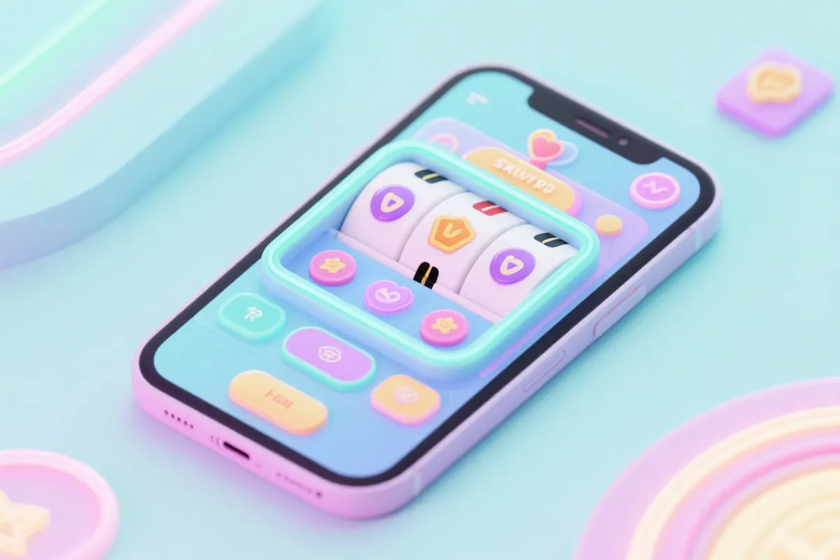 移动端转轴娱乐UI示意